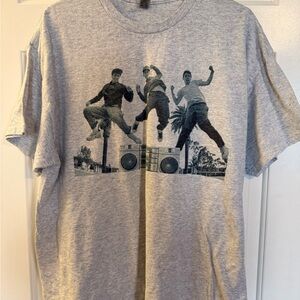 Beastie Boys Gray Graphic Men's T-Shirt